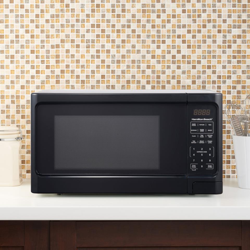 2)  Black Digital Microwave Oven