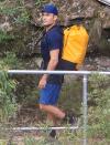 <p>Zac Efron and some friends go for a hike in the bush in the Blue Mountains outside of Sydney on Thursday.</p>