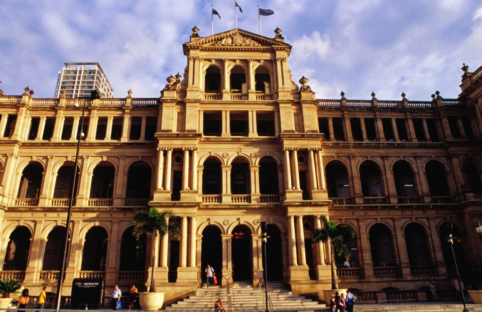 The Treasury Casino on Brisbane Square.