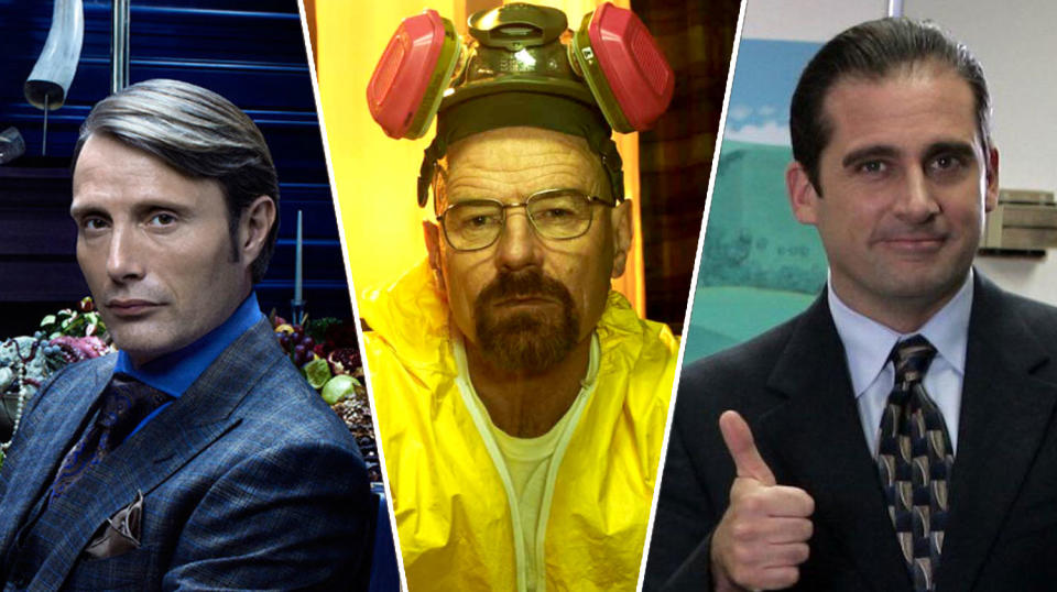 The best TV show endings ever, according to fans, include Breaking Bad and Hannibal (AMC/Alamy)