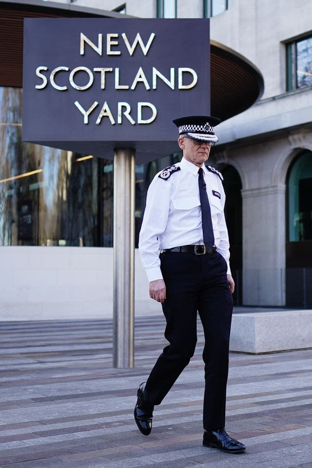 Metropolitan Police Commissioner Sir Mark Rowley (Aaron Chown/PA)