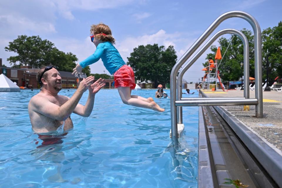 The Parks Department oversees 53 outdoor pools, including Sol Goldman Pool in Red Hook, Brooklyn. Paul Martinka