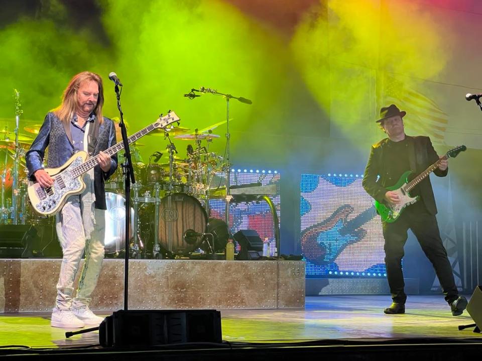 Styx performs on Thursday night at the Stark County Fair.