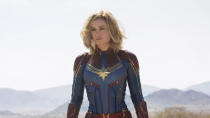 It took Marvel a long time to give a female superhero a solo leading role, but <em>Captain Marvel</em> was worth the wait and, with <a href="https://uk.movies.yahoo.com/black-widow-trailer-scarlett-johansson-085118645.html" data-ylk="slk:Black Widow on the way;elm:context_link;itc:0;sec:content-canvas;outcm:mb_qualified_link;_E:mb_qualified_link;ct:story;" class="link  yahoo-link"><em>Black Widow </em>on the way</a> as well as a <a href="https://uk.movies.yahoo.com/scarlett-johansson-is-pushing-for-the-allfemale-marvel-movie-091108809.html" data-ylk="slk:possible all-female superhero team;elm:context_link;itc:0;sec:content-canvas;outcm:mb_qualified_link;_E:mb_qualified_link;ct:story;" class="link  yahoo-link">possible all-female superhero team</a>, she won't be the last. Brie Larson is ace as Carol Danvers and forms a great double act with Samuel L. Jackson, seamlessly digitally de-aged to match the 90s setting. In almost any other year, it'd be the best Marvel movie on the list. (Credit: Marvel)