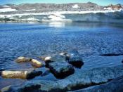 File photo of Commonwealth Bay, in the Australian Antarctic Territory, where two Australian explorers have battled dangerous sea ice to reach the historic Mawson's Huts,which have been isolated for years by a giant iceberg blocking the route in