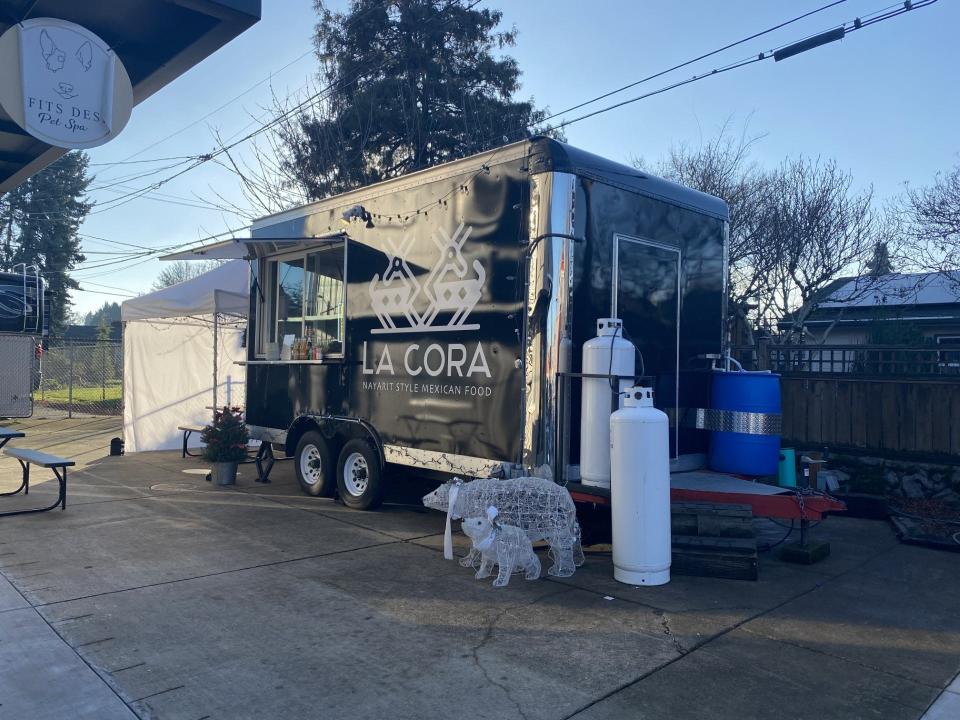 La Cora is a recently opened food cart in Keizer, offering standard Mexican fare and Nayarit specials.