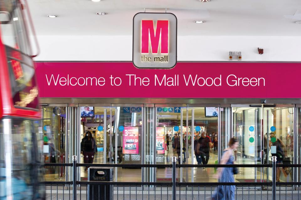 Capital & Regional owns shopping centres in areas such as Wood Green (Capital & Regional)