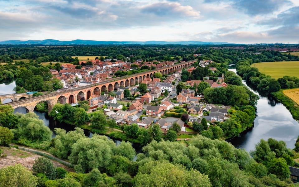 The Stockton and Darlington Railway hosted the world’s first passenger train journey. In 1825, Robert Stephenson’s Locomotion No 1, carrying 600 passengers and 50 tons of goods, raced a horse-drawn stage coach along Yarm Road