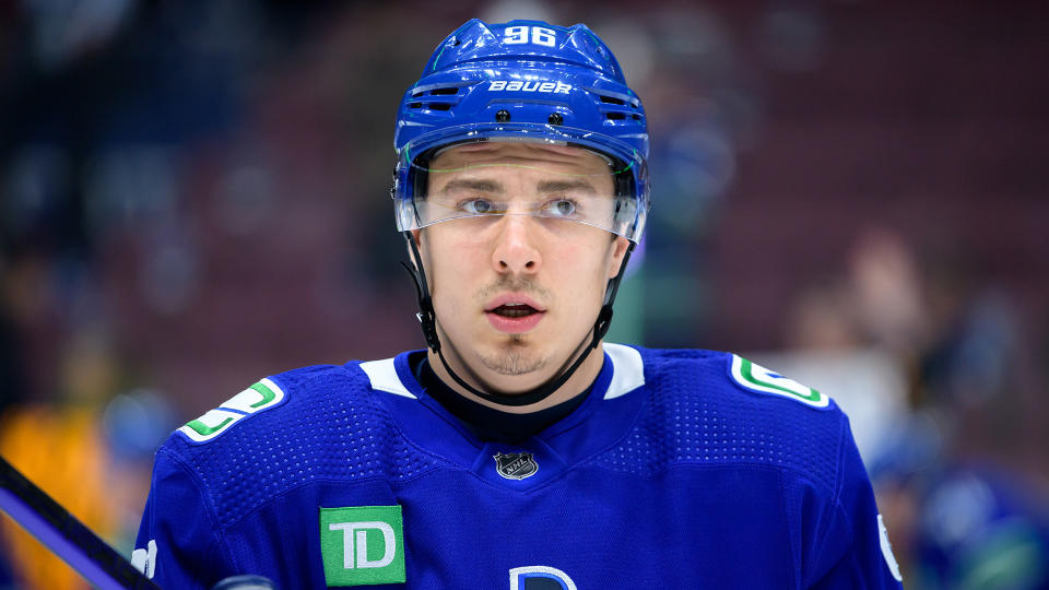 Canucks forward Andrei Kuzmenko had to make some dietary sacrifices this summer. (Photo by Derek Cain/Getty Images)