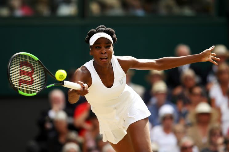 Venus Williams defeated Johanna Konta in straight sets. (Getty Images)