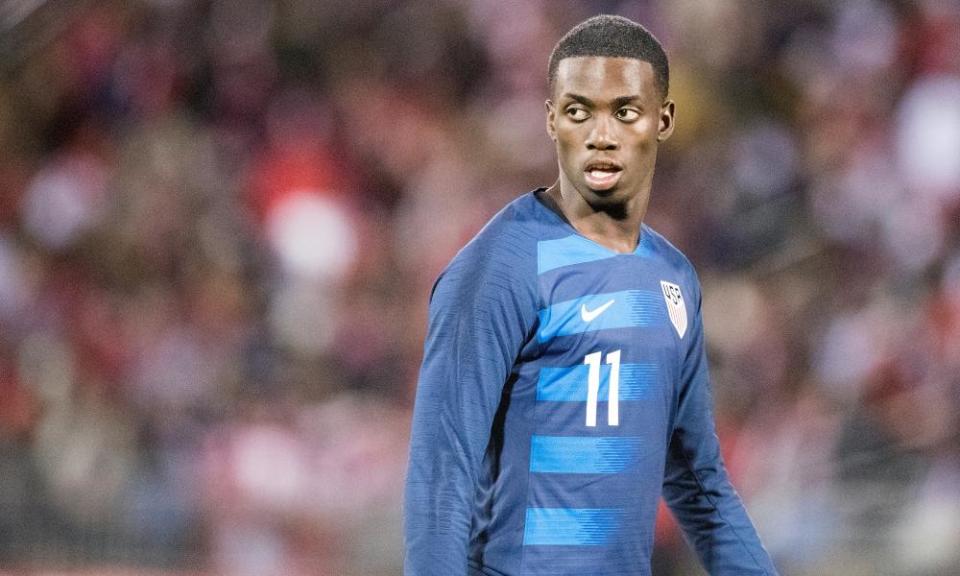 Timothy Weah was born in New York before he headed to France to further his career