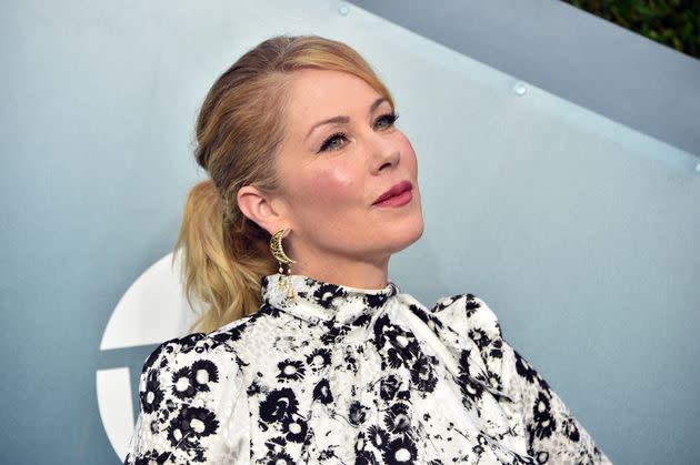 Christina Applegate attends the 2020 Screen Actors Guild Awards. She talked at length about living with chronic illness during a recent appearance on the 