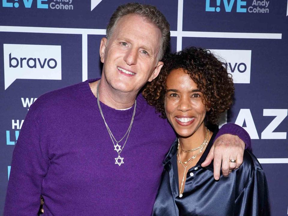 <p>Charles Sykes/Bravo/NBCU Photo Bank/Getty</p> Michael Rapaport and Kebe Rapaport at 