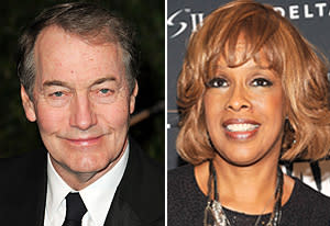 Charlie Rose, Gayle King | Photo Credits: Jordan Strauss/WireImage.com; Gary Gershoff/WireImage.com