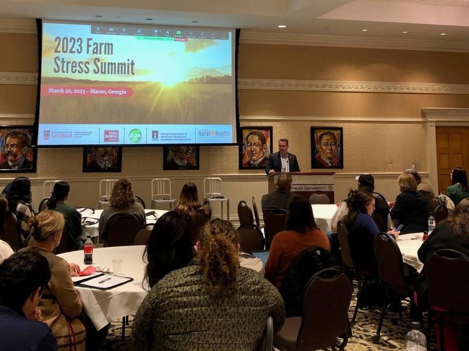 The 2023 Farmer Stress Summit, held at Mercer University, brought together farmers, healthcare providers and county officials to discuss how to combat agricultural stress in Georgia communities.