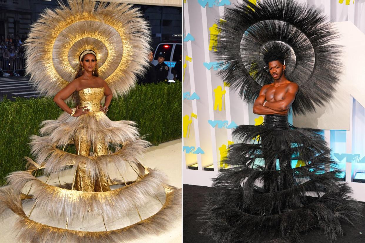 Iman at met gala; lil nas x at vmas