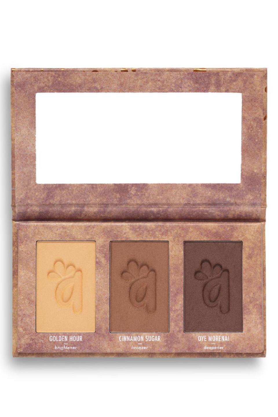 2) Alamar Cosmetics Brighten & Bronze Complexion Trio