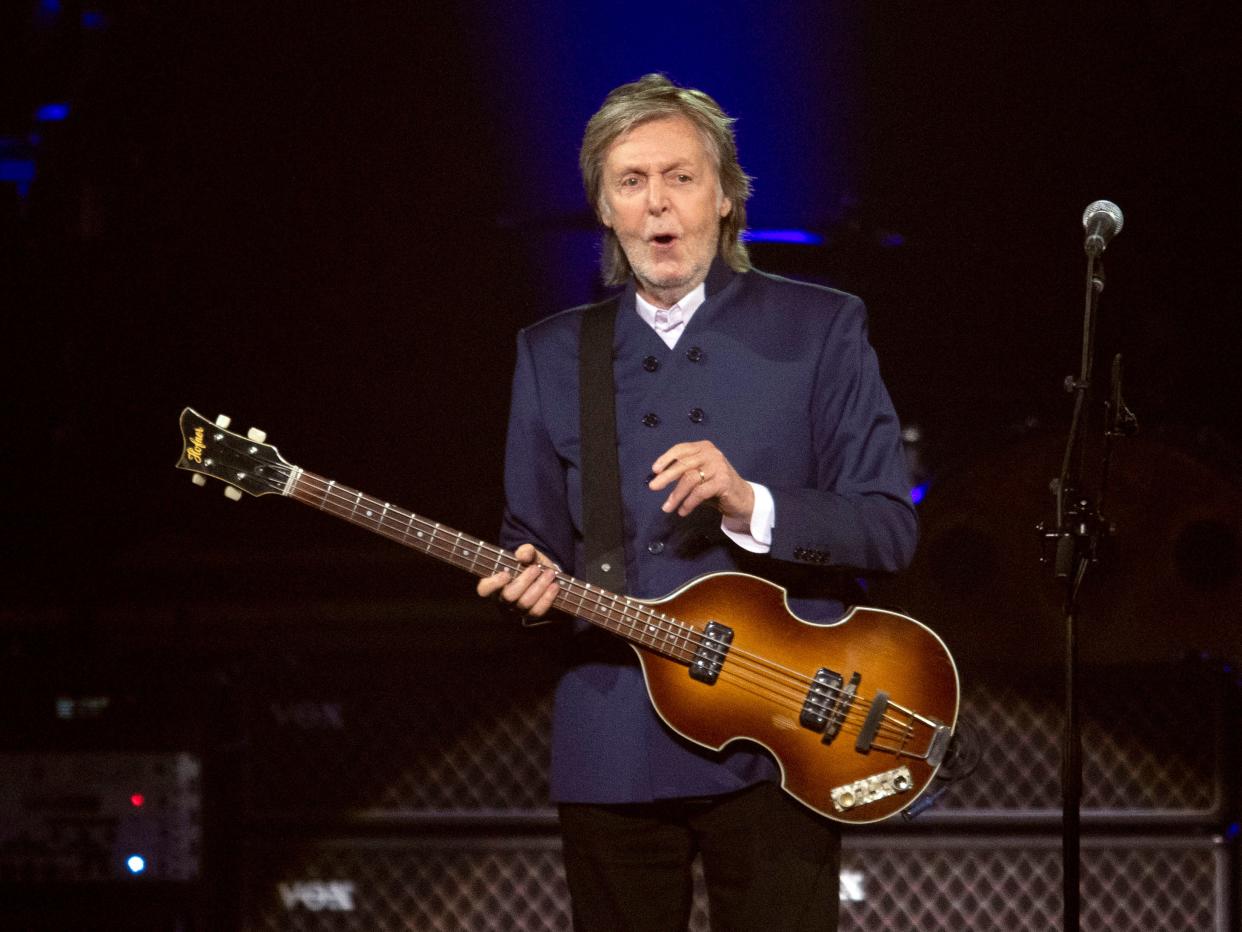 Paul McCartney still loves a good live show, this one at Thompson-Boling Arena in Knoxville, Tennessee, on May 31, 2022.