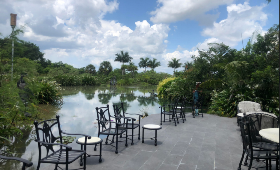 Patch of Heaven Sanctuary in Miami offers places to sit, relax and contemplate life