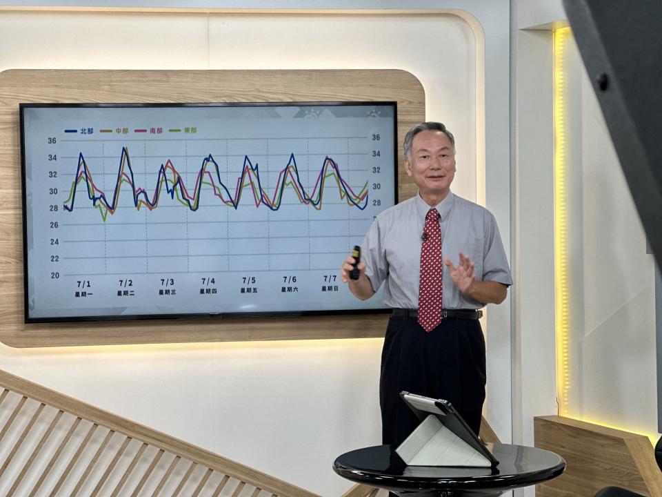 鄭明典分析台灣夏季氣候就是「熱、很熱、超熱」