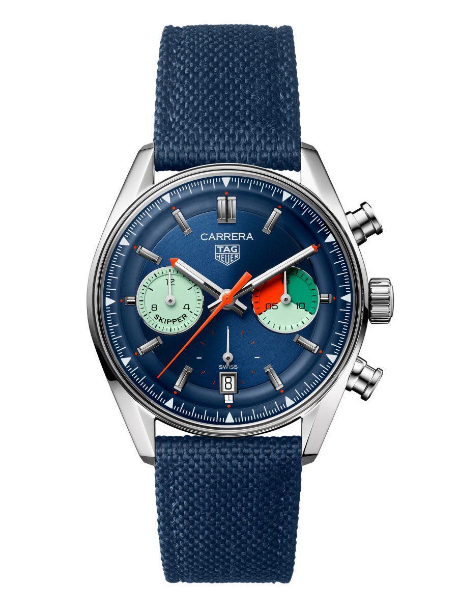 TAG Heuer泰格豪雅Carrera Skipper帆船計時腕錶，定價約NT$222,100。