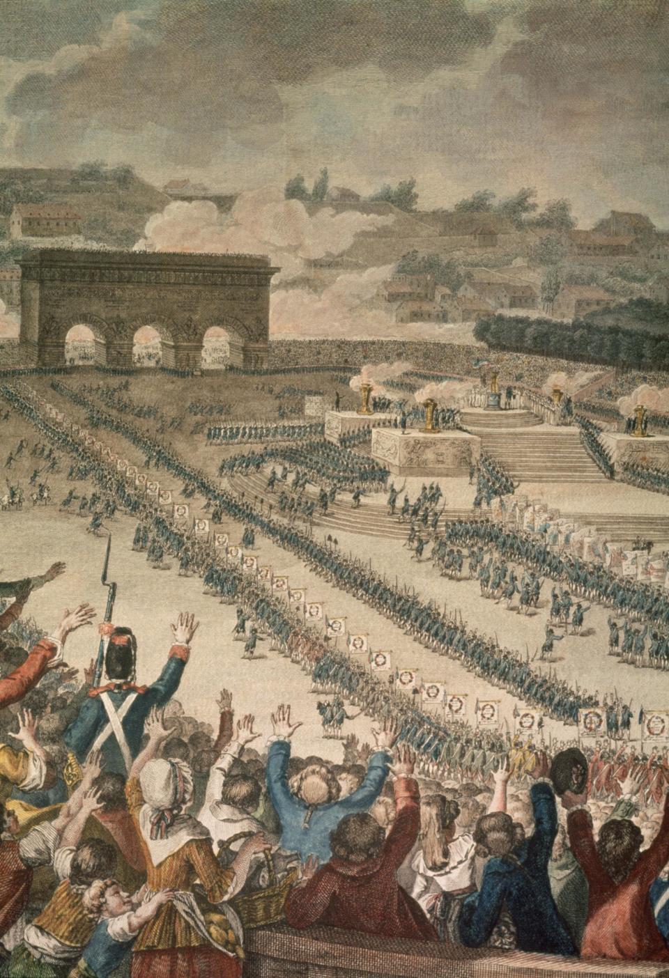 The 1790 Fête de la Fédération - getty