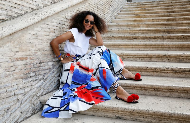 Black Italian designer celebrated in Milan fashion week's first BLM showcase