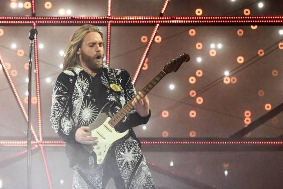 Sam Ryder was the runner up at this year’s Eurovision Song Contest (AFP via Getty Images)