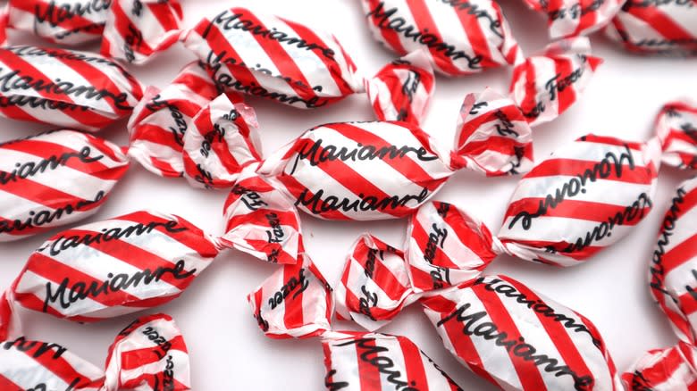 Marianne candies in wrappers