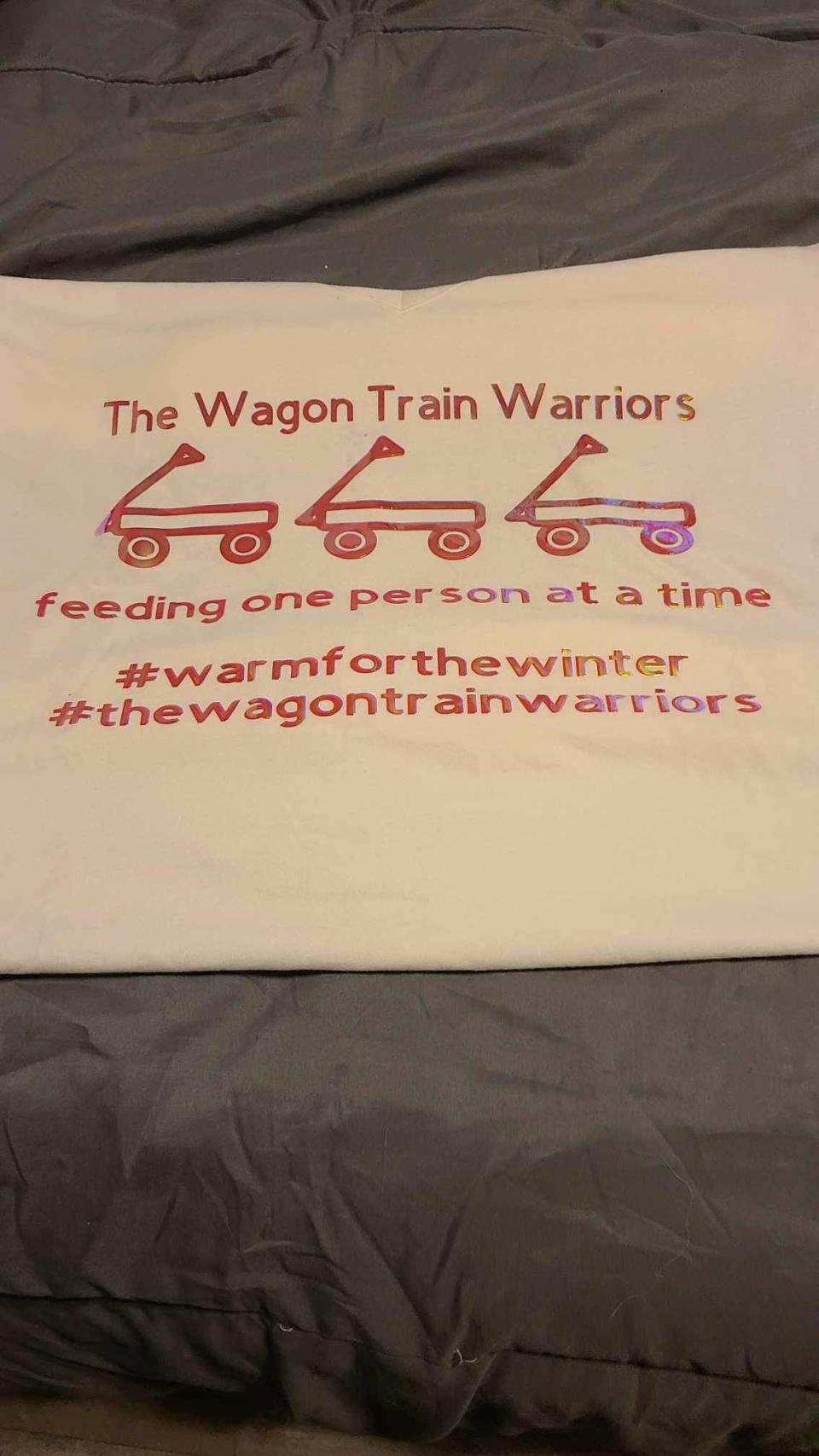 Volunteers for Warm for the Winter, also known as the Wagon Train Warriors, feed homeless people every week in Binghamton.