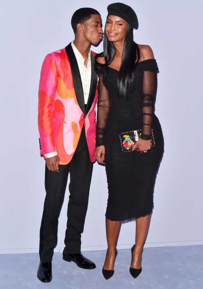 Porter and her son Christian Combs.