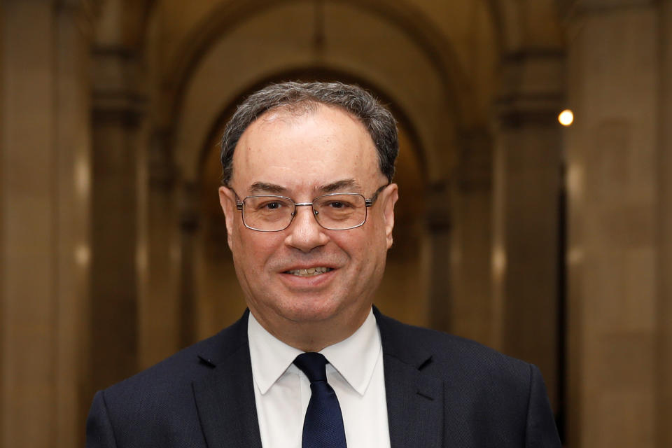 Bank of England Governor Andrew Bailey 