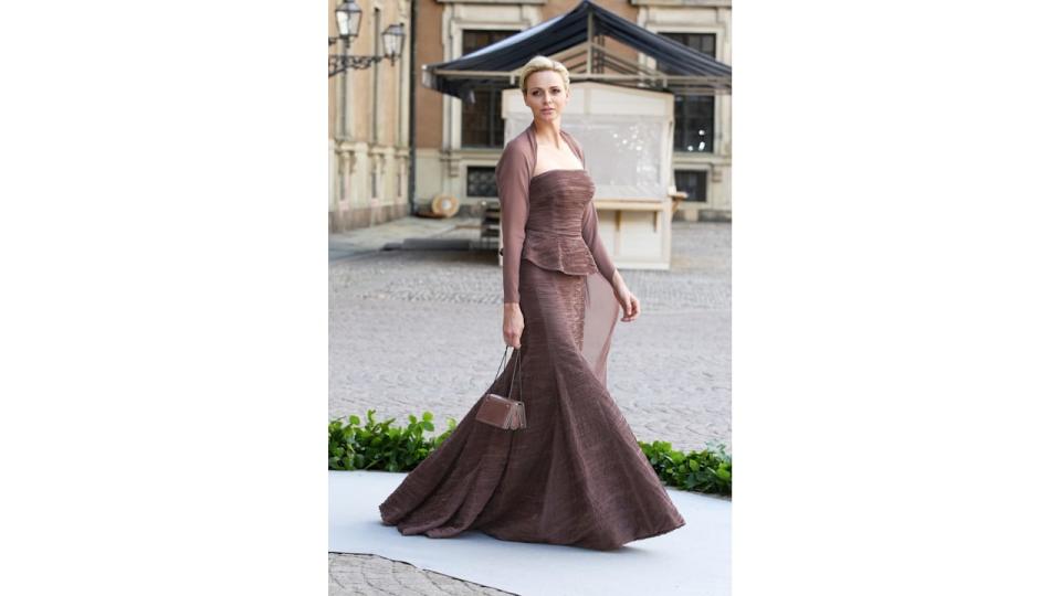 Princess Charlene of Monaco attends the wedding of Princess Madeleine of Sweden and Christopher O'Neill hosted by King Carl Gustaf XIV and Queen Silvia at The Royal Palace on June 8, 2013 in Stockholm, Sweden.