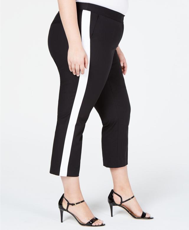 Black Capris Women's Plus Size Pants - Macy's