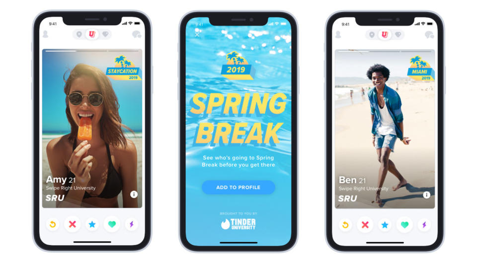 Looking for a fling over your spring break? Tinder has college studentscovered