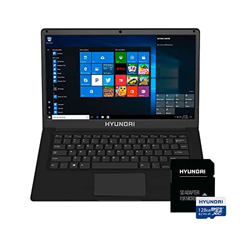 Thinnote-A 14.1-Inch Windows 10 Pro Laptop & 128GB MicroSD Card Bundle