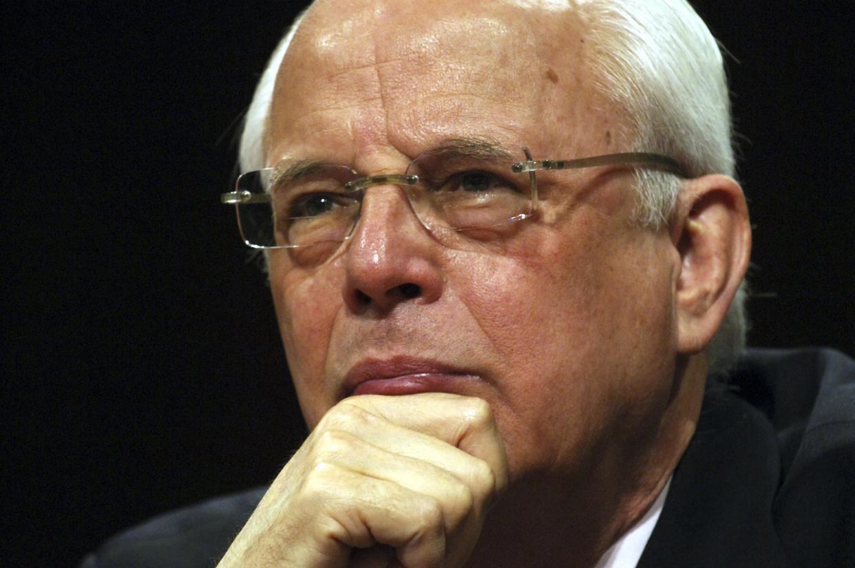 John Dean, White House Counsel to President Richard Nixon during the Senate Committee on the Judiciary hearing on 'An Examination of the Call to Censure the President': Douglas Graham/Roll Call/Getty Images