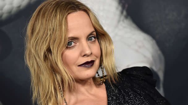 PHOTO: Mena Suvari arrives for the Red Carpet event celebrating 100 episodes of FX's 'American Horror Story' in Los Angeles, Oct. 26, 2019.  (Lisa O'Connor/AFP via Getty Images)