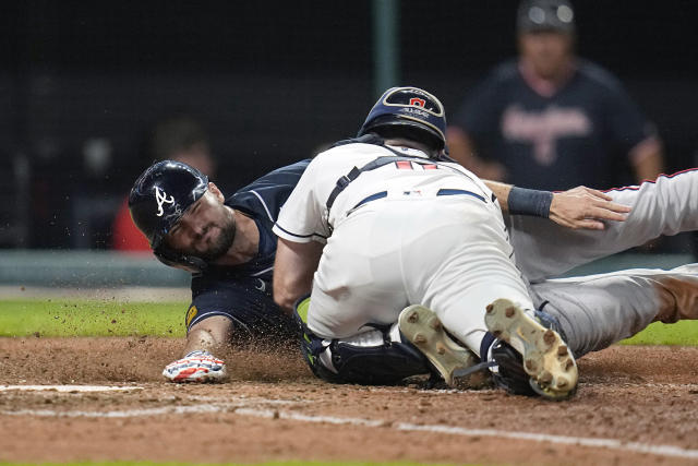 Traded player helps Guardians outfielder hit first homer in almost