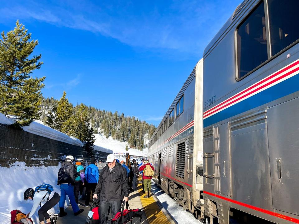 The Amtrak Winter Park Express Train