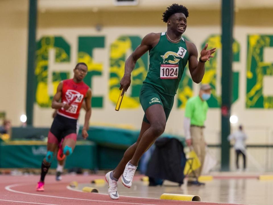 Nyckoles Harbor, a dual-sport athlete at Archbishop Carroll High School in Washington, D.C., has dreams of winning an Olympic gold medal in track.