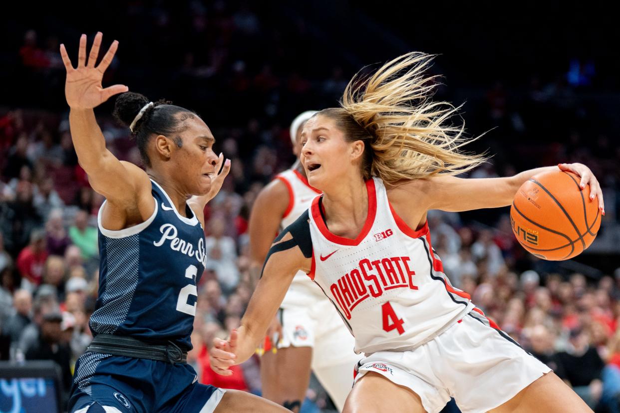 Ohio State guard Jacy Sheldon has had three 30-plus point games in December.