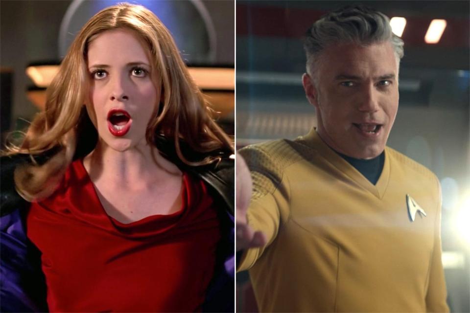 Buffy the Vampire Slayer "Once More, With Feeling", Anson Mount as Pike in Star Trek: Strange New Worlds