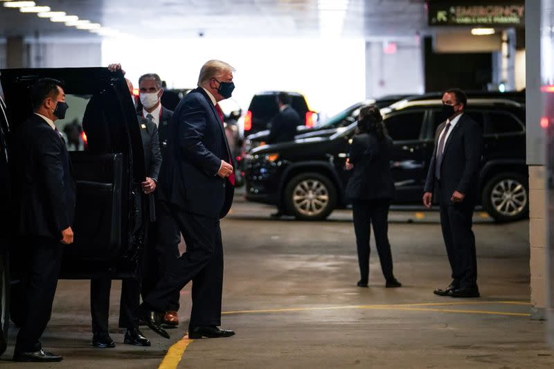 President Donald Trump Visits Brother in New York Hospital