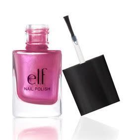 berry pink nail polish ELF