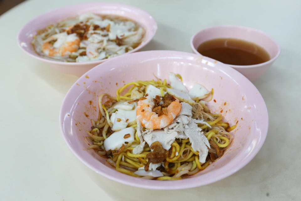 Lai Hiang Pork Rib Prawn Mee - prawn mee