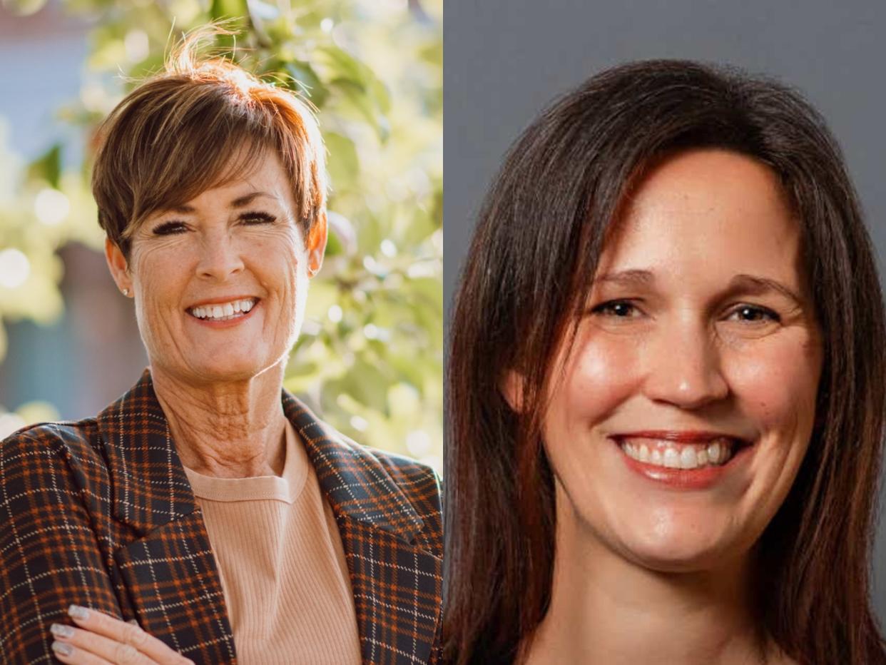 Shirley Peel, left, and Melanie Potyondy are running for the Fort Collins City Council District 4 seat that Peel currently holds and Potyondy held in 2021.