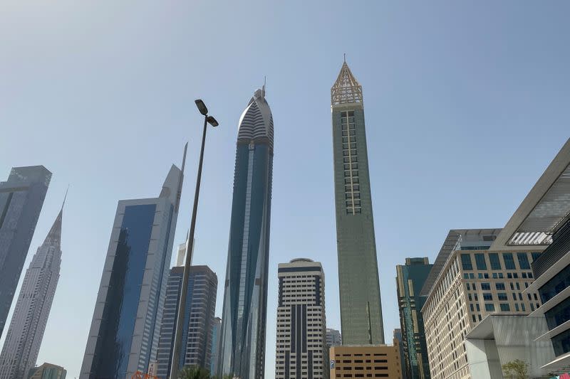 Gevora Hotel is pictured in Dubai