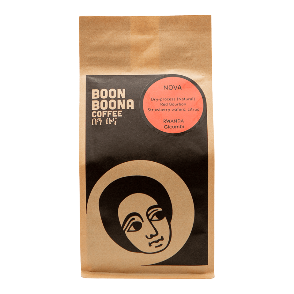 <p><a href="https://www.boonboonacoffee.com/collections/coffee/products/nova-rwanda-1" rel="nofollow noopener" target="_blank" data-ylk="slk:Shop Now;elm:context_link;itc:0;sec:content-canvas" class="link ">Shop Now</a></p><p>Nova Rwanda Coffee</p><p>boonboonacoffee.com</p><p>$21.00</p>