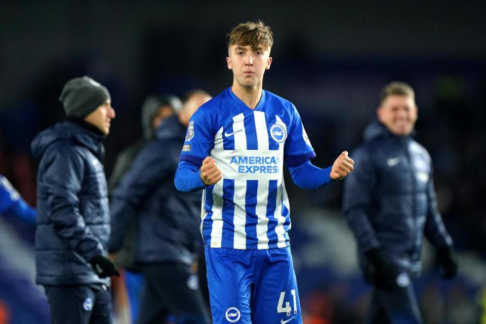 Jack Hinshelwood, son of York City manager Adam, has signed a new contract with  Brighton & Hove Albion. <i>(Image: Adam Davy/PA)</i>